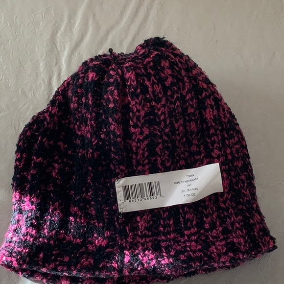 Spyder GIRLS FIRECRACKER Hat - Blk/Ras - Picture 8 of 12